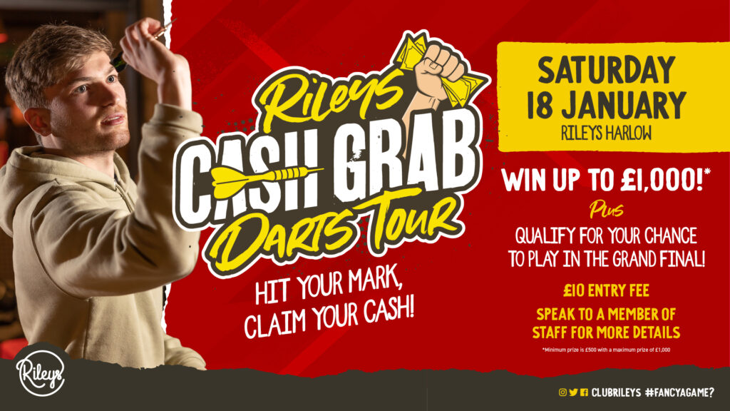 Rileys Cash Grab Darts Tour - Harlow